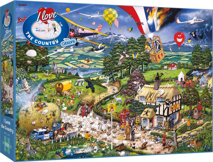 Produktbild Gibsons G576 Puzzle 1000 pcs. I Love the Country (1000 Teile)