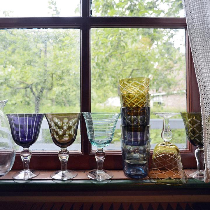 Produktbild Pols Potten Design-Weinglas Set Cuttings (6 Stück) (25 cl, 6 Gläser, Weingläser Set)