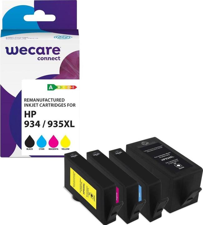 Produktbild Wecare Multi 934XL/935 rebuilt CMYBK X4E14AE z.HP OJ Pro 6230 45/3x2ml (BK, C, M, Y)