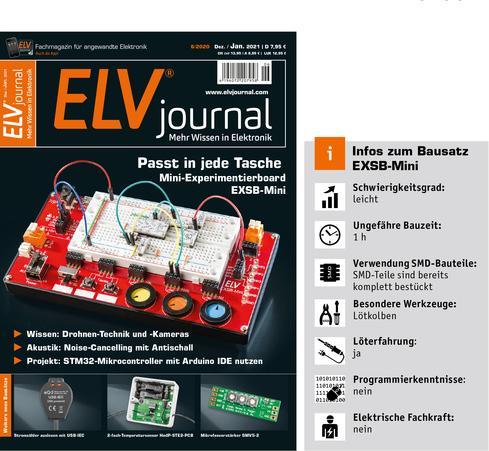 Produktbild ELV Experimentier-/Steckboard EXSB-Mini,Bausatz
