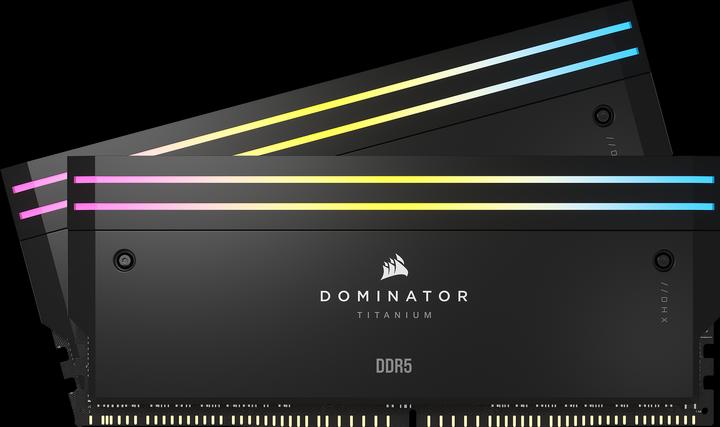 Produktbild Corsair DOMINATOR Titanium Light Enhancement Kit, 2-up config, Functional LEDs, Black Heatsink, no DRAM ICs (RGB)