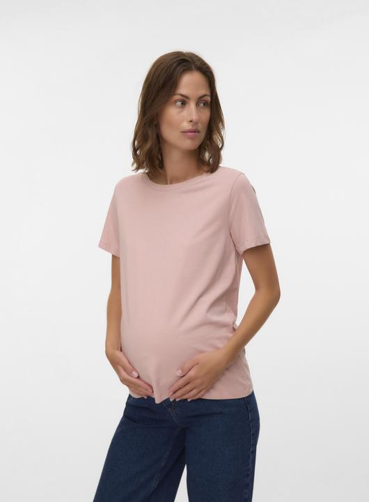 Image du produit Mamalicious Normal geschnitten Rundhals T-Shirt T-shirt (S)