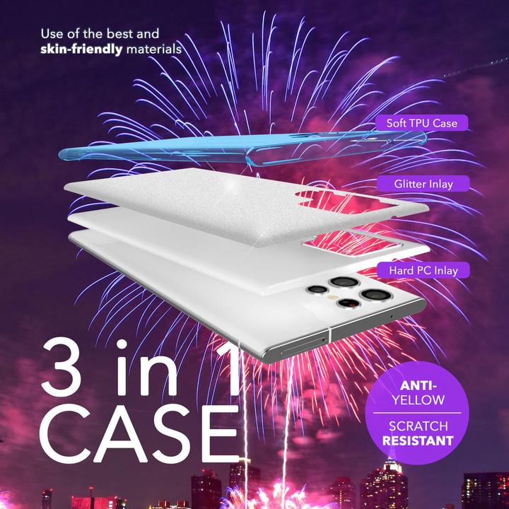 Image du produit Nalia Étui hybride pailleté (Samsung Galaxy S24 Ultra)