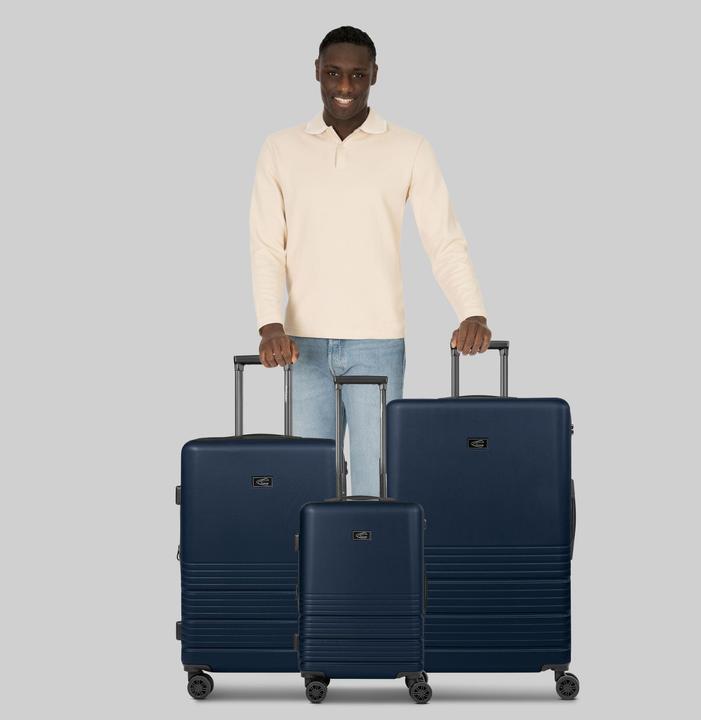 Actual product image Camel Active Hanoi 4 Rollen Kofferset 3-teilig mit Dehnfalte (202 l, XL (from 140l))