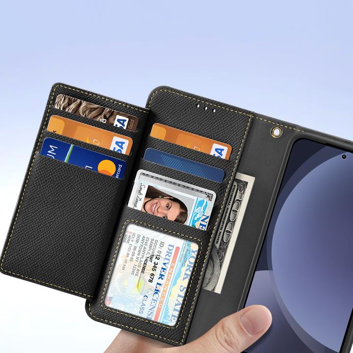 Produktbild Dux Ducis Lawa Series MagSafe Kunstleder Bookcover Hülle (Samsung Galaxy S25)