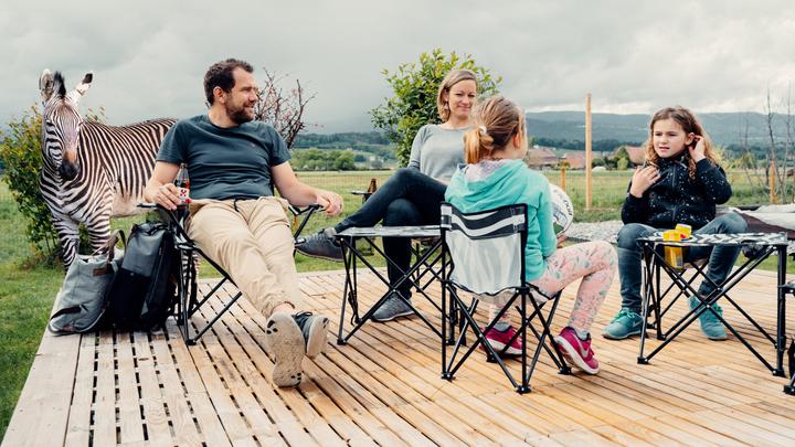 Produktbild Inveno Camping-Sitzgarnitur Zebra 3er