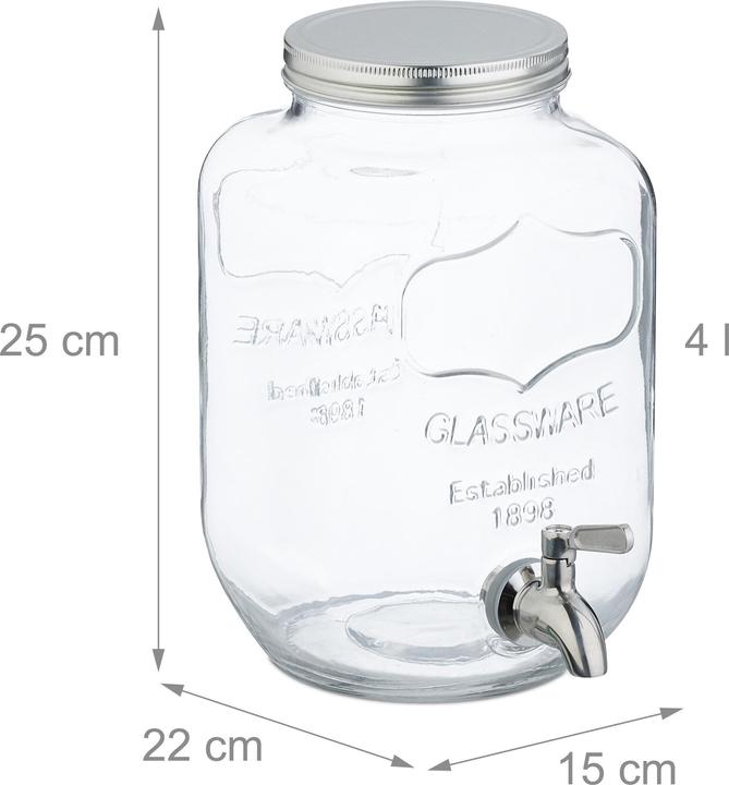 Actual product image Relaxdays Drink dispenser