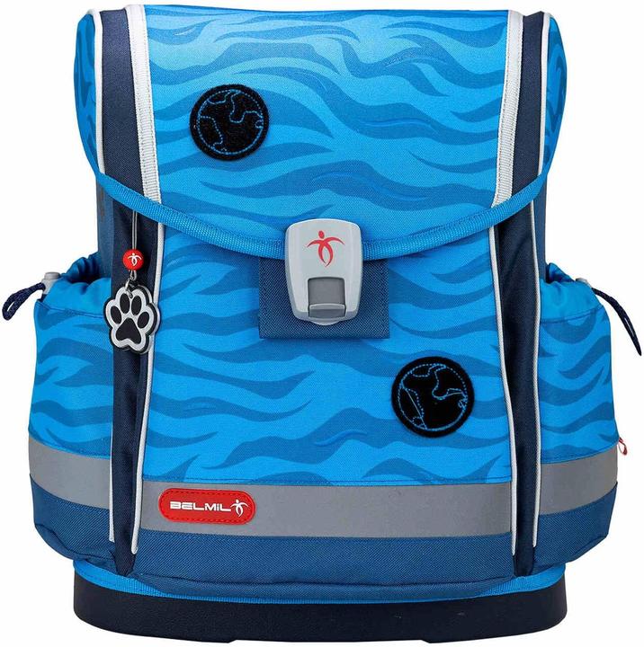 Actual product image Belmil Classy Plus Schulranzen-Set, 6-teilig, mit Anhänger, Animal Kingdom (19 l)