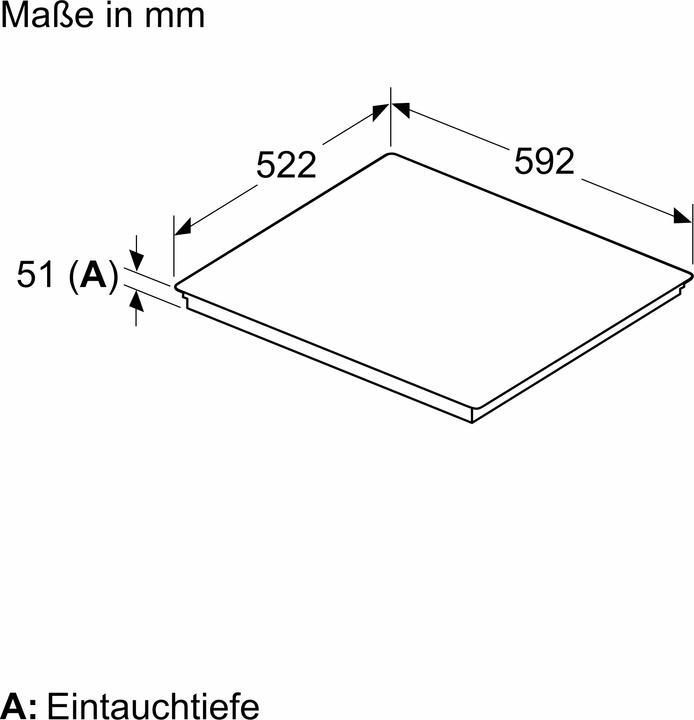 Produktbild Bosch Hausgeräte PIE631HC1M (59.20 cm, Induktionskochfeld)
