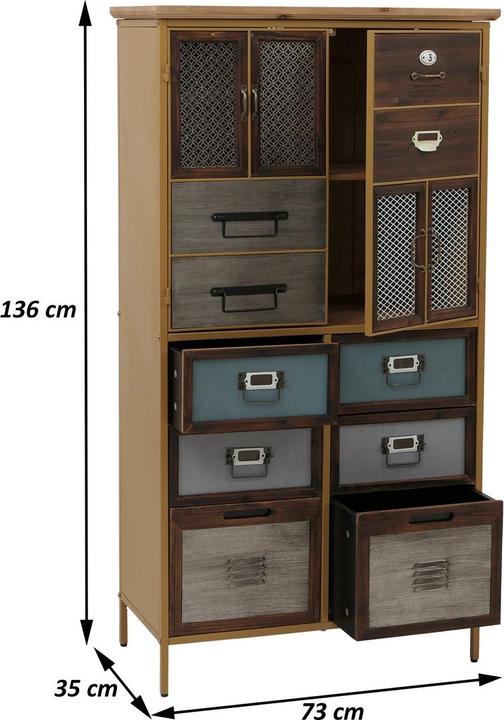 Produktbild MCW O80-bM (73 x 35 x 136 cm)