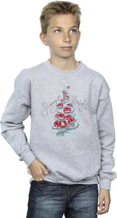 Image du produit Disney - Sweat THE NIGHTMARE BEFORE CHRISTMAS SCARY & BRIGHT - Garçon (128)
