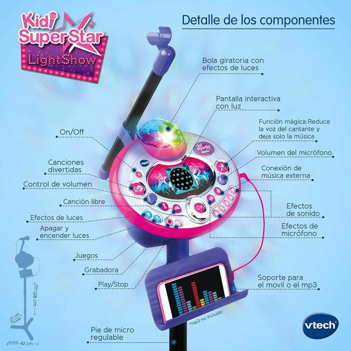 Productafbeelding VTech Karaoke Mikrofon Kidi Super Star