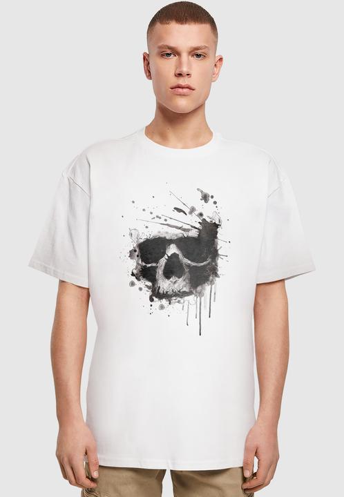 Produktbild Mister Tee Waterpaint Skull Tee - 1914 (XXL)