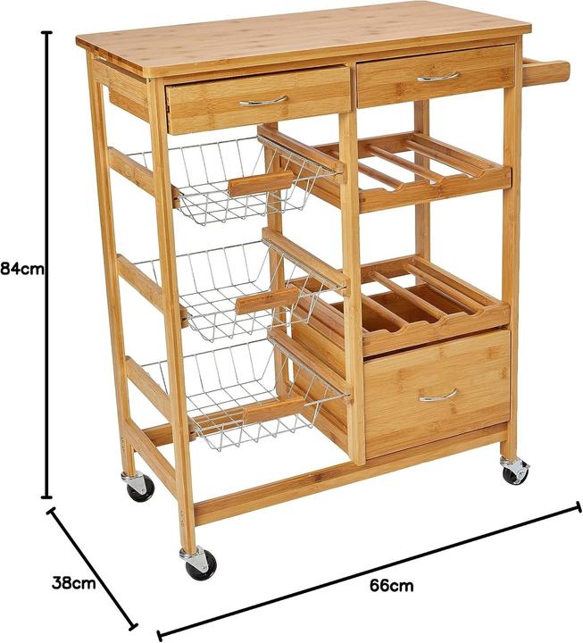 Produktbild Zeller Present Küchenrollwagen