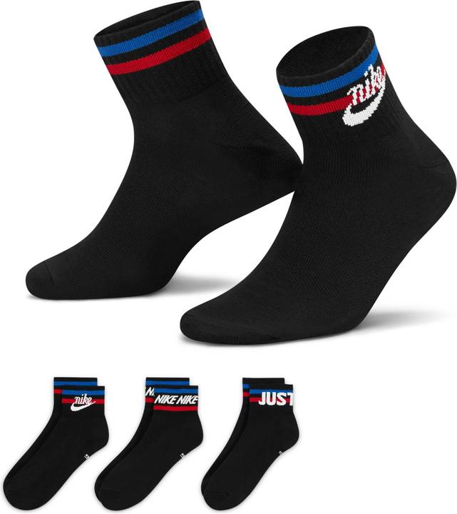 Nike Everyday Essential Ankle Socks - 121515 (3er Pack, S)
