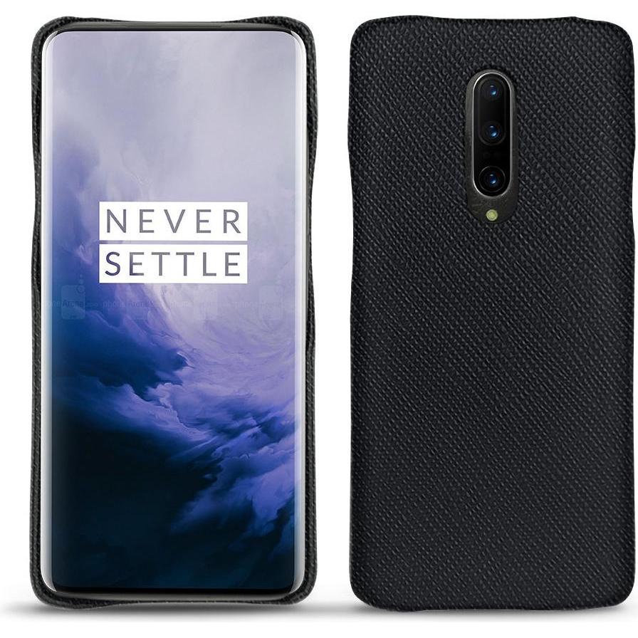 Thumbnail - Noreve Lederschutzhülle (OnePlus 7 Pro), Smartphone Hülle, Schwarz