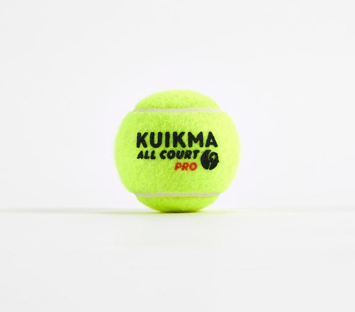 Image du produit Artengo Balle de tennis polyvalente - KUIKMA ALL COURT Pro *4 *18 SWISS TENNIS