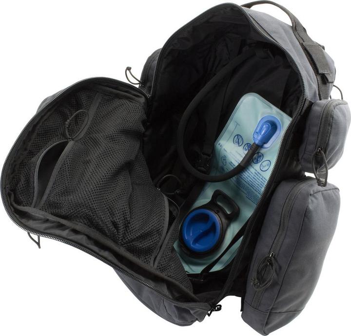 Actual product image Dönges Multifunktionsrucksack SBP-D, ca. 40 L, schwarz, mit Wasserreservoir 2,5L (40 l)