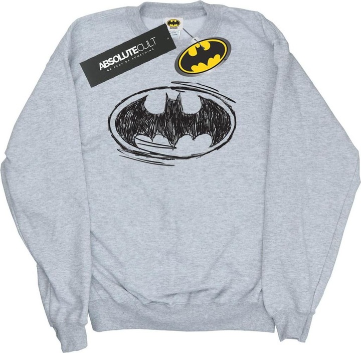 Immagine prodotto Batman Felpa Schizzo Logo Uomo (3XL)