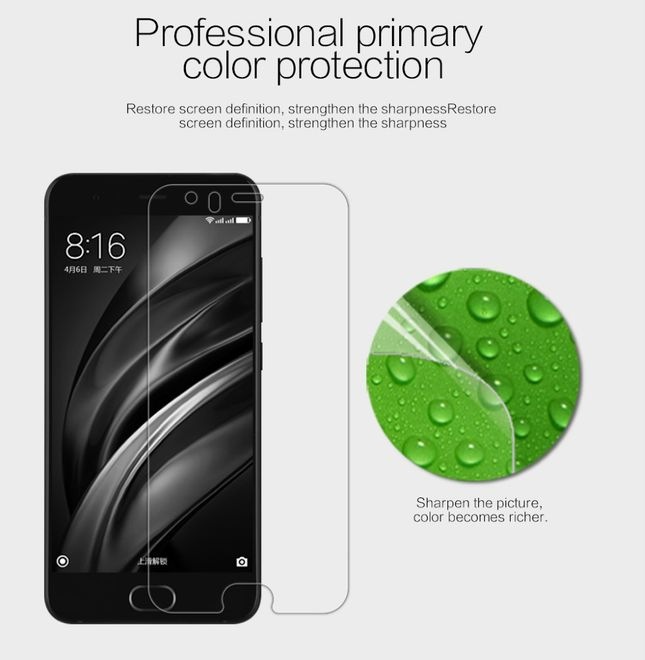 Actual product image Nillkin Super Clear Series (1 Piece, Xiaomi Mi6)
