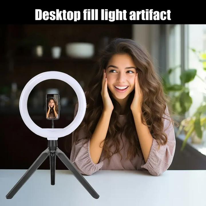 Produktbild Cbx 10" LED-Ringlicht-Kit mit Stativständer und 3 Lichtmodi (Ringleuchte)