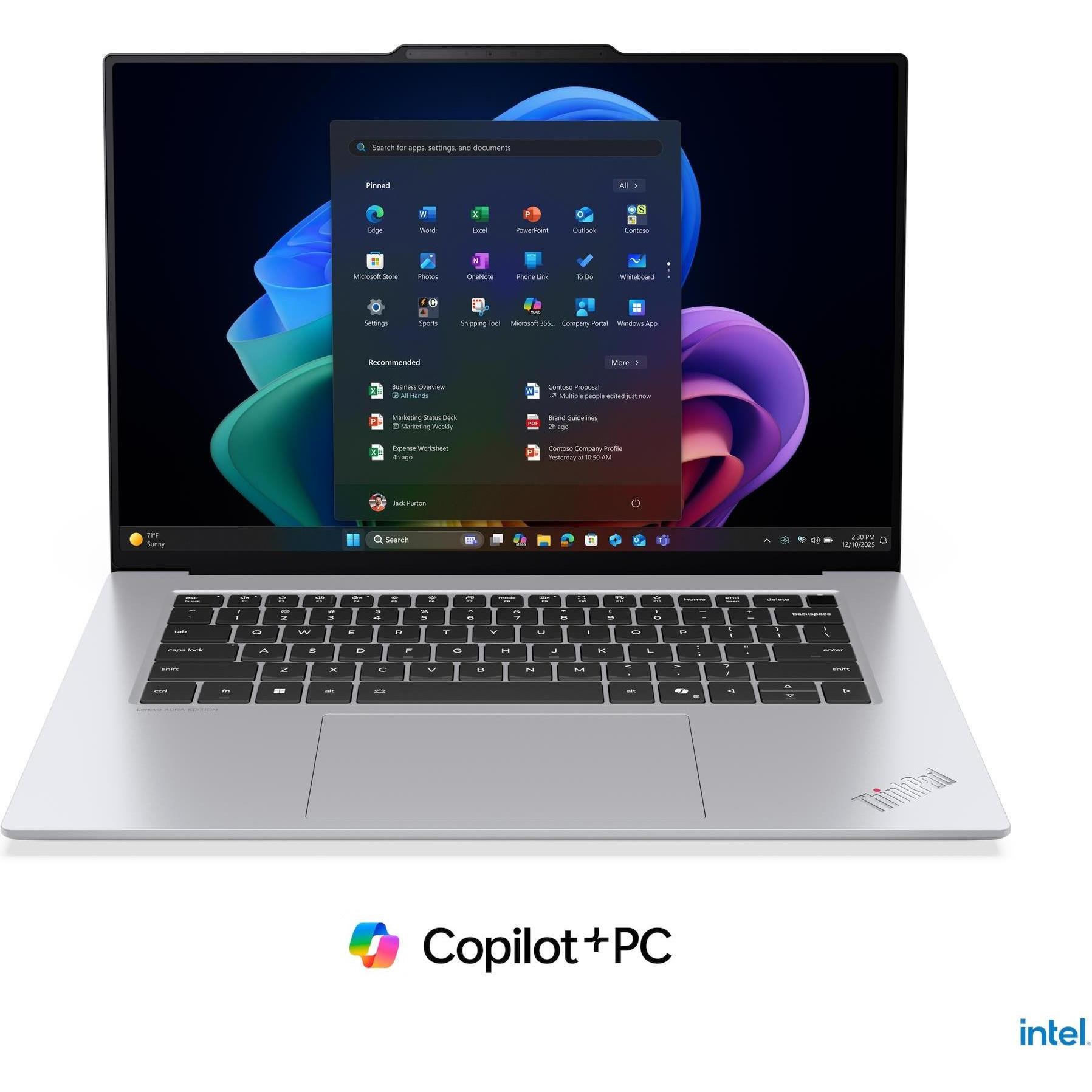 Lenovo ThinkPad X9-15 Gen 1 Aura Edition (15.30", 1000 GB, 32 GB, DE, Intel Core Ultra 7 258V), Note