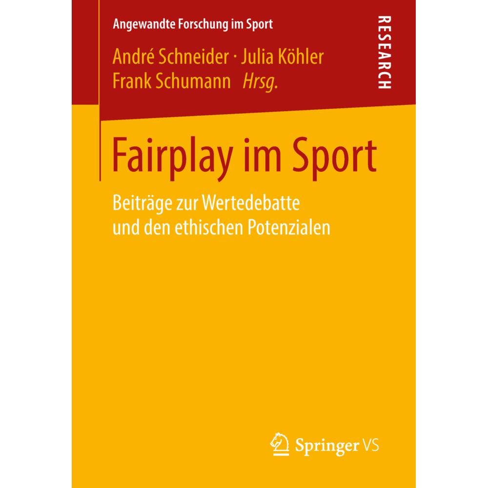 Thumbnail - Fairplay im Sport, Fachbücher von Frank Schumann, André Schneider, Julia Köhler
