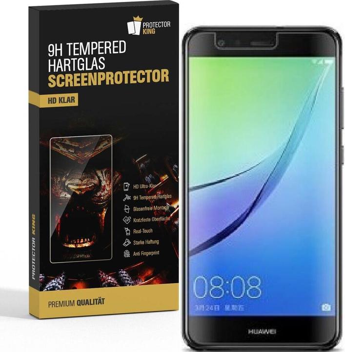 Produktbild Protectorking 3x echtes Tempered 9H Panzerhartglas 3D KLAR (3 Stk., Huawei Nova Lite)