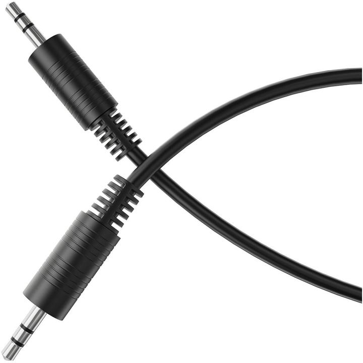HDgear Audio-Kabel 3.5 mm Klinke - 3.5 mm Klinke 1.5 m, Schwarz (1.50 m, 3.5mm jack (AUX))