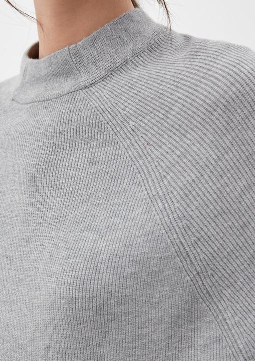 Produktbild s.Oliver Strickpullover Strickpullover mit Fledermausärmeln (42)