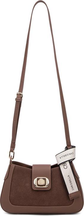 Produktbild Chrisbella Damen Schultertasche - Modell Aurelia Lux - 100% Polyurethan - 29.0 X 8.0 X 17.0 Cm