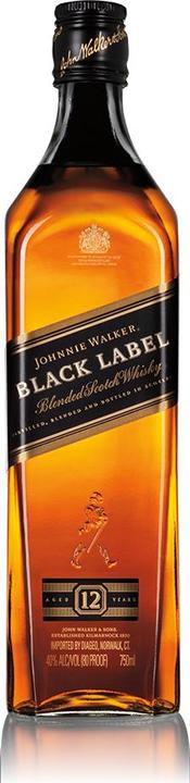 Produktbild Johnnie Walker Black Label + GB 40% Vol. 1l (Blended Whisky, 1 x 100 cl)