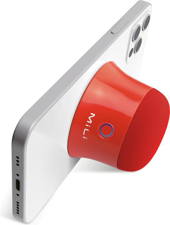 Image du produit Ultron Mag Soundmate magnétique BT Speaker,1 pièce red (8 h, Fonctionnement sur batterie)