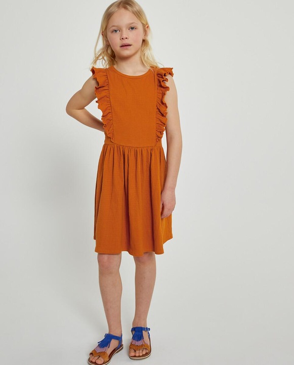 Image du produit La Redoute Collections Robe courte à volants (152)
