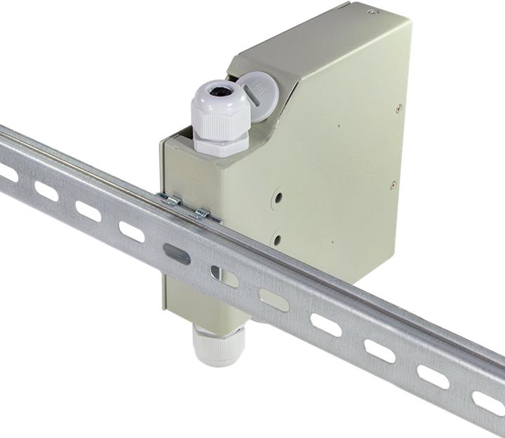 Produktbild LogiLink LWL Hutschienen Spleiábox fr LC- oder SC-Kupplung