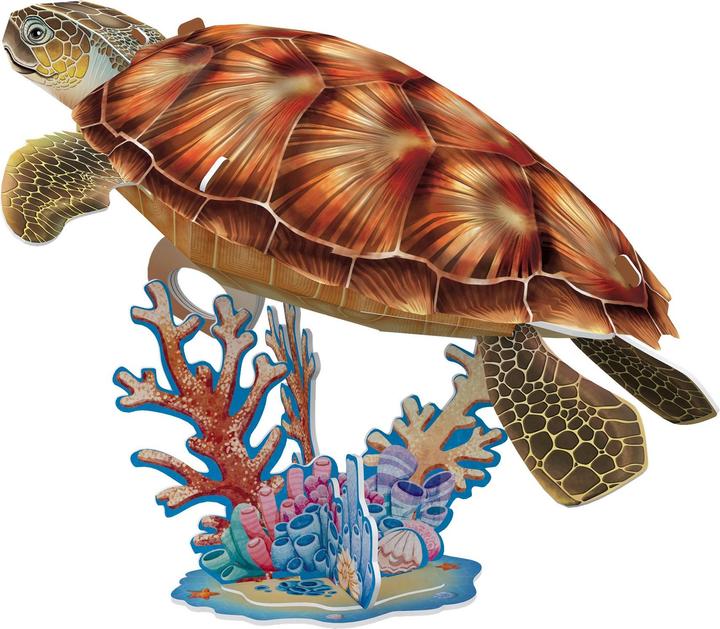 Actual product image Cubicfun 3d Puzzle NG Sea Turtle (31 pieces)
