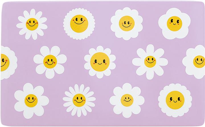 Actual product image Zeller Present Frühstücksbrettchen Happy Flowers 23.3x14.3x0.3 cm