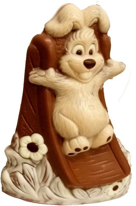 Actual product image miniSchoggi Chocolate mold Easter bunny on slide