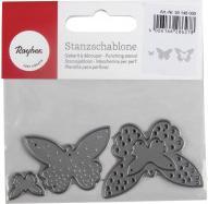 Actual product image Rayher Cutting dies set: butterflies, 3 pieces