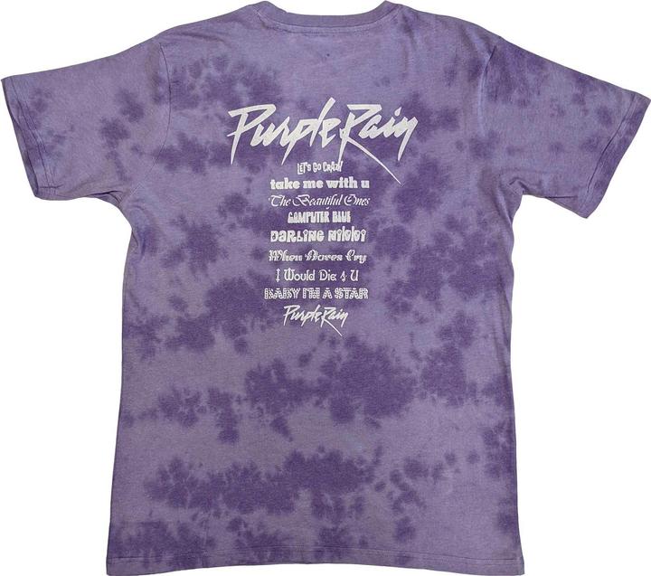 Immagine prodotto Prince Maglietta unisex adulto Purple Rain Back Print (XXL)