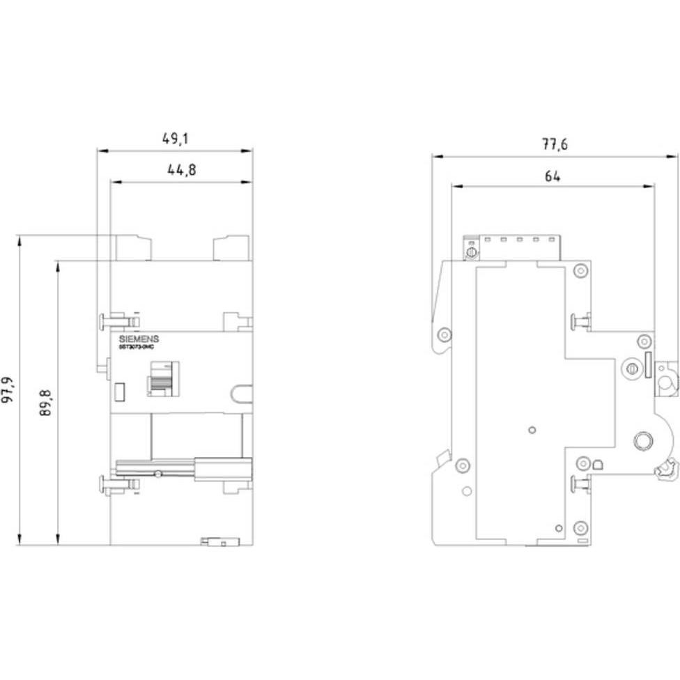 Thumbnail - Siemens, Verteilerschrank Zubehör, 5ST3073-0MC Fernantrieb (RCA) 230 V