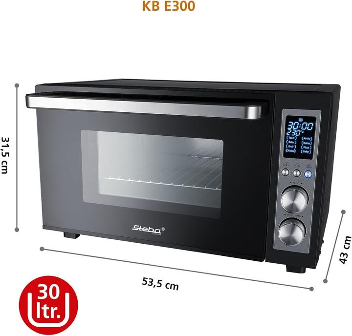 Actual product image Steba Steb grill oven KB E300 bk