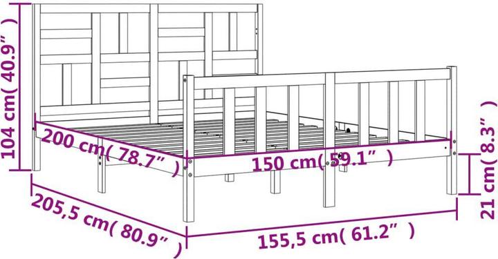 Produktbild vidaXL Adino (150 x 200 cm)