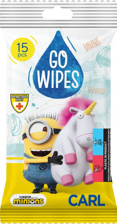 Produktbild Gowipes Wet Wipes Antibact Minions 15pcs (15 Stück)