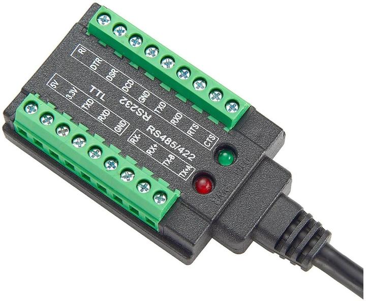 Image du produit Exsys Câble série USB 1x RS232/422/485/TTL (1 m)