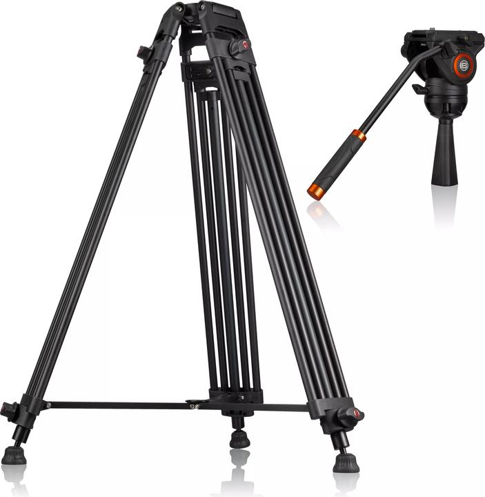 Produktbild Bresser VideoOstative - VT -01 - Leicht - inkl.Tasche und Tragengurt (Kunststoff, Metall)