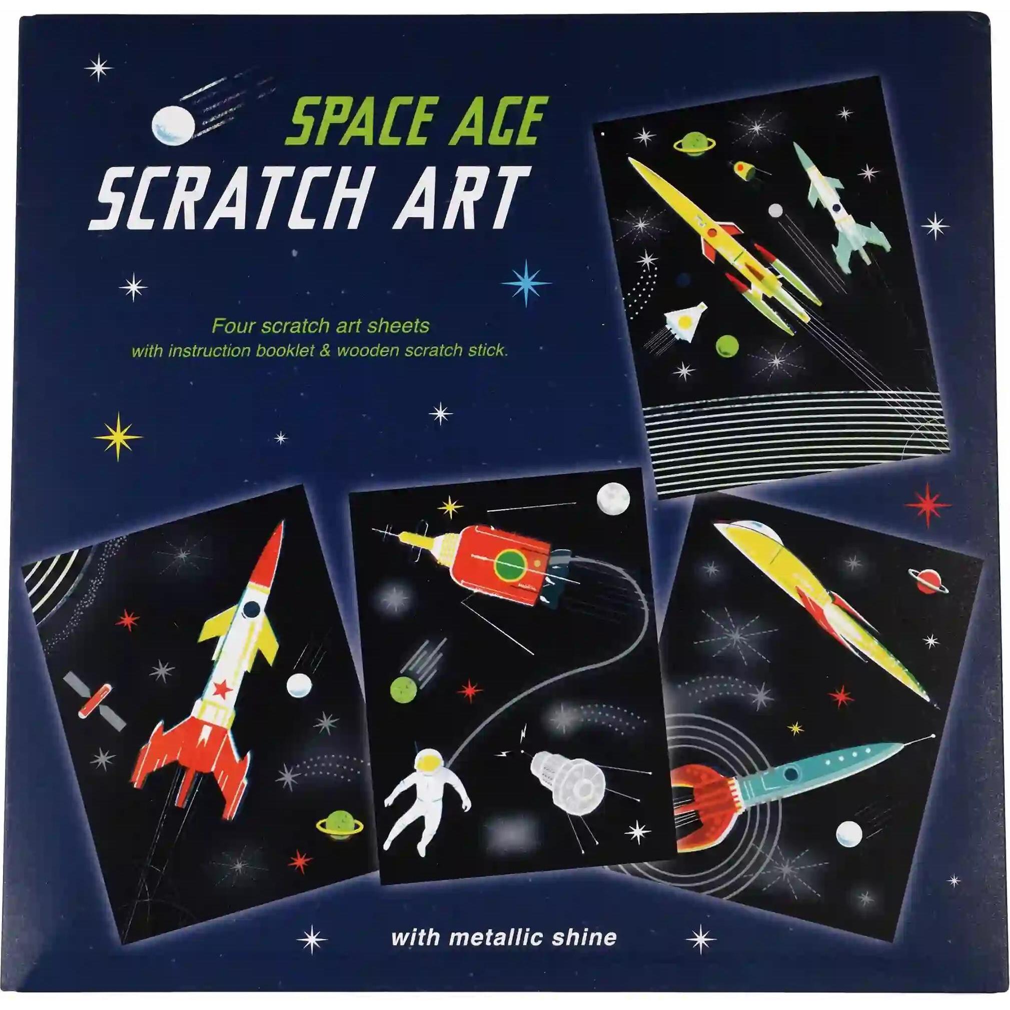 Rex London Scratch Art Space Age (Multilingual)