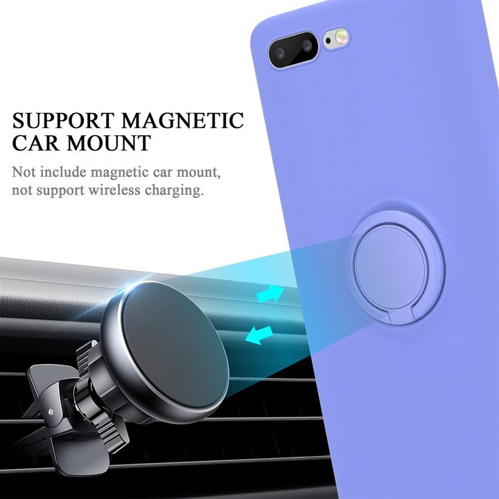 Produktbild Cadorabo TPU Liquid Ring Silicone Case Hülle (Apple iPhone 7 Plus, Apple iPhone 7s Plus)