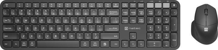 Produktbild Genesis OCTOPUS 2 US DRAHTLOSE TASTATUR + BLUETOOTH-MAUS + USB 2,4 GHz (US, Kabellos)