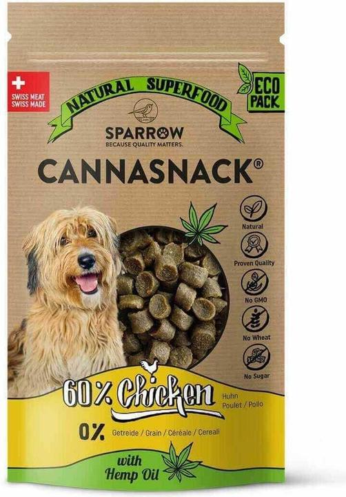 Produktbild Sparrow Pet CBD Chicken Snacks (1 Stk., 150 g)